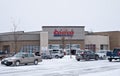 BRAINERD, MN - 19 DEC 2019: Costco Retail store entrance in winter