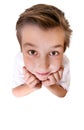 Brainiac - comical boy Royalty Free Stock Photo