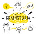Brainstorm doodle elements