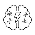 Brainstorm Icon In Outline Style