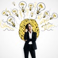 Brainstorm and innovation concept Royalty Free Stock Photo
