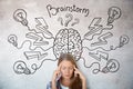 Brainstorm and innovation concept Royalty Free Stock Photo