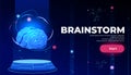 Brainstorm landing page, artificial intelligence