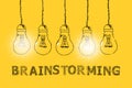 Brainstorming. Conceptual illustration Royalty Free Stock Photo