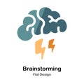 Brainstorming Flat Icon