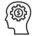 Brainstorming Isolated Vector Icon which can easily modify or edit Royalty Free Stock Photo