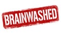 Brainwashed grunge rubber stamp