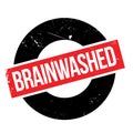 Brainwashed rubber stamp Royalty Free Stock Photo