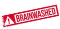 Brainwashed rubber stamp Royalty Free Stock Photo