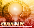 Brainwave Abstract concept digital illustration