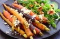 Braised carrot salad Royalty Free Stock Photo