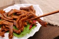 Braised Duck Feet. Royalty Free Stock Photo