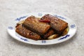 braised hairtail fish in soy sauce chinese cuisine