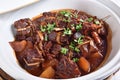 Braised lamb pot Royalty Free Stock Photo