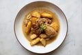 Braised roasted chicken with potatoes