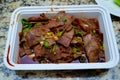 Chinese style Braised Stewed Beef Royalty Free Stock Photo