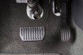 Brake and accelerator pedal Royalty Free Stock Photo