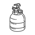 Brake Bleeder Icon. Doodle Hand Drawn or Outline Icon Style Royalty Free Stock Photo