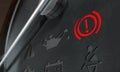 Brake Dashboard Light Royalty Free Stock Photo