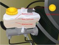 Vector Illustration of Brake Fluid Level Checking on Vehicle