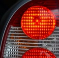 Brake lights Royalty Free Stock Photo