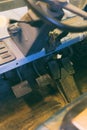 Accelerator pedal, forklift detail