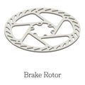 Brake rotor icon, isometric 3d style