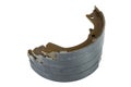 Brake shoes for drum brakes, car spare parts.
