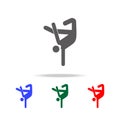 brakedance icon. Elements of dance multi colored icons. Premium quality graphic design icon. Simple icon for websites, web design,