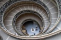 Bramante Double spiral staircase Royalty Free Stock Photo