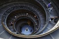 Bramante Spiral staircase, Vatican Museum, Vatican City, Italy Royalty Free Stock Photo