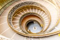 Bramante Staircase - double spiral staircase in Vatican Museums, Vatican City Royalty Free Stock Photo