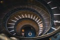 Bramante Staircase Spiral Staircase in Vatican Museum Royalty Free Stock Photo