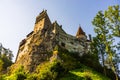 Bran Castle Castelul Bran. Legendary historical castle of Dracula in Transylvania, Brasov region, Romania Royalty Free Stock Photo