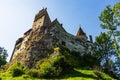 Bran Castle Castelul Bran. Legendary historical castle of Dracula in Transylvania, Brasov region, Romania Royalty Free Stock Photo
