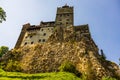 Bran Castle Castelul Bran. Legendary historical castle of Dracula in Transylvania, Brasov region, Romania Royalty Free Stock Photo