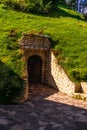 Bran Castle Castelul Bran. Old secret door of Bran Castle Royalty Free Stock Photo