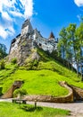 Bran Castle in the the immediate vicinity of Brasov, Transylvania, Romania Royalty Free Stock Photo