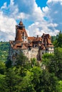 Bran Castle near Brasov, known as Dracula\'s Castle in Transylvania, Romania Royalty Free Stock Photo