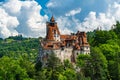 Bran Castle near Brasov, known as Dracula\'s Castle in Transylvania, Romania Royalty Free Stock Photo