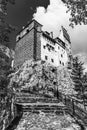 Bran castle near Brasov, Transylvania, Romania Royalty Free Stock Photo