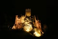 Bran castle in the night Royalty Free Stock Photo