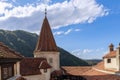 Bran Castle is often associated with the fictional vampire Count Dracula and Romanian castle. Brasov, Romania Royalty Free Stock Photo