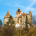 Bran Castle, Romania, known for the story of Dracula Royalty Free Stock Photo