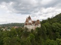 Bran Castle, Romania. Place of Dracula in Transylvania, Carpathian Mountains, romanian famous destination in Eastern Europe Royalty Free Stock Photo