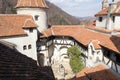 Bran Castle - inner courtyard, Transylvania, Romania Royalty Free Stock Photo