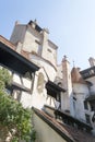 Bran Castle - inner courtyard detail, Transylvania, Romania Royalty Free Stock Photo