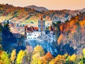 Bran Castle, Transylvania - Autumn season in  Romania Royalty Free Stock Photo