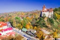 Bran Castle, autumn in Transylvania, Romania Royalty Free Stock Photo