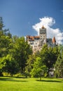 Bran (Dracula) historical castle of Transylvania, in Brasov region, Romania, Europe